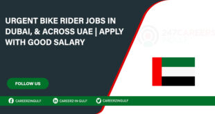 Urgent Bike Rider Job Opportunities in UAE | Online Apply