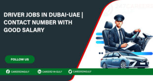Urgent Driver Jobs in Dubai, UAE with Salary