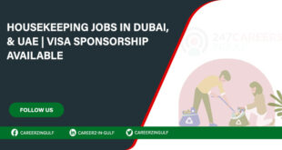 Urgent Housekeeping Jobs in Dubai-UAE 2024