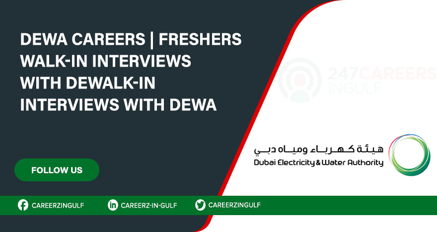 Dubai Renowned Authority DEWA has Announced Jobs Openings Apply Now 