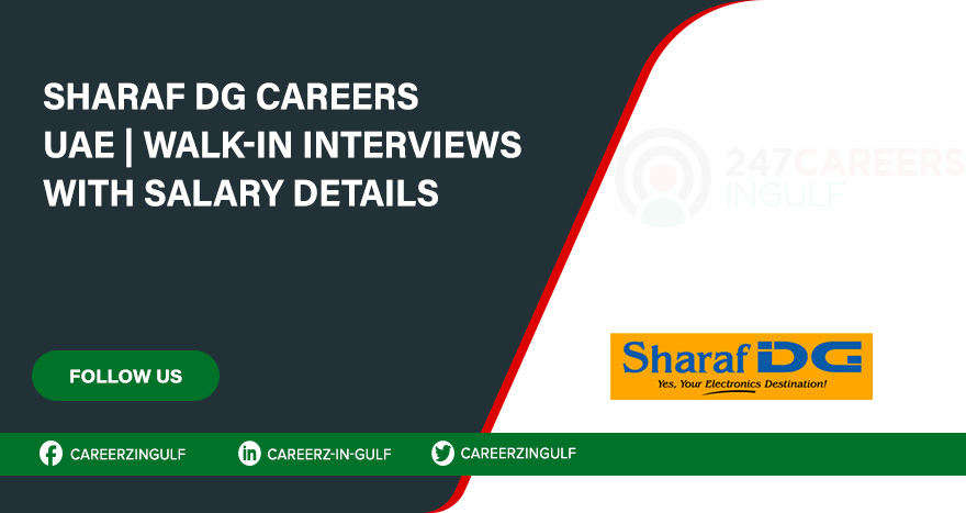 Sharaf DG Careers: View Recent Job Openings in UAE