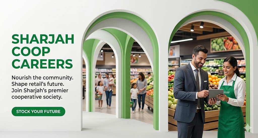 Discover employment opportunities at Sharjah Coop with various roles in retail and services