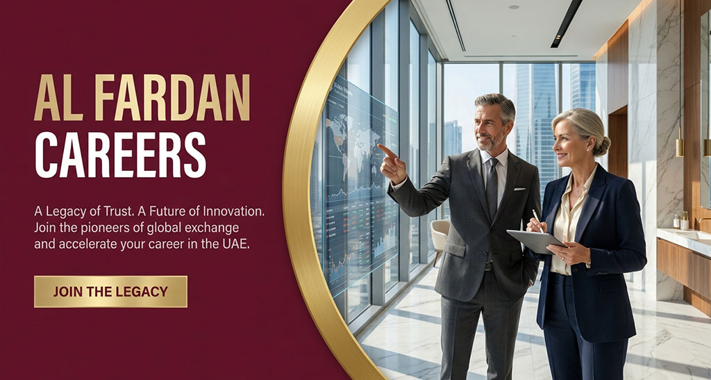 Al Fardan Exchange Careers & Vacancies near Dubai & across The UAE