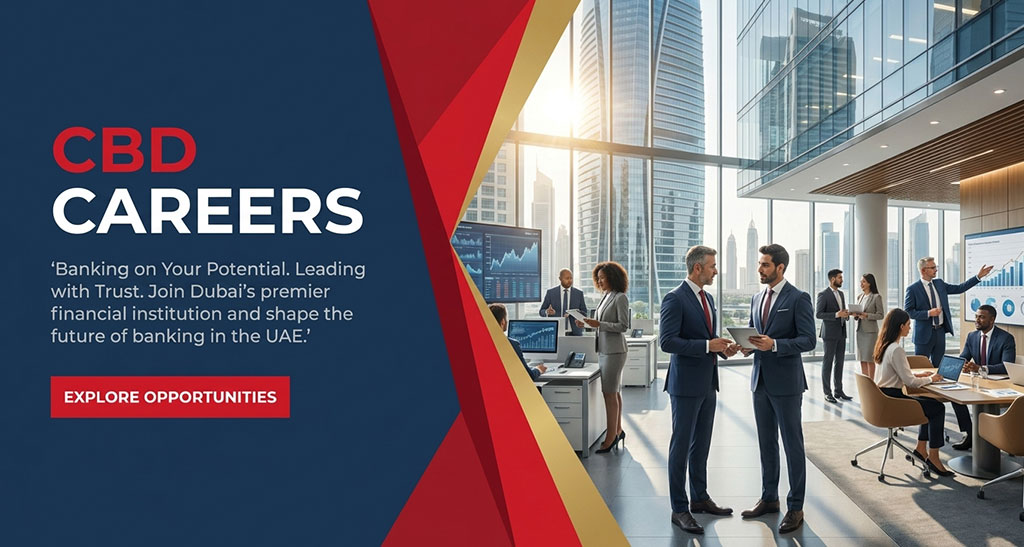 Commercial Bank of Dubai Careers for Foreigners & Locals