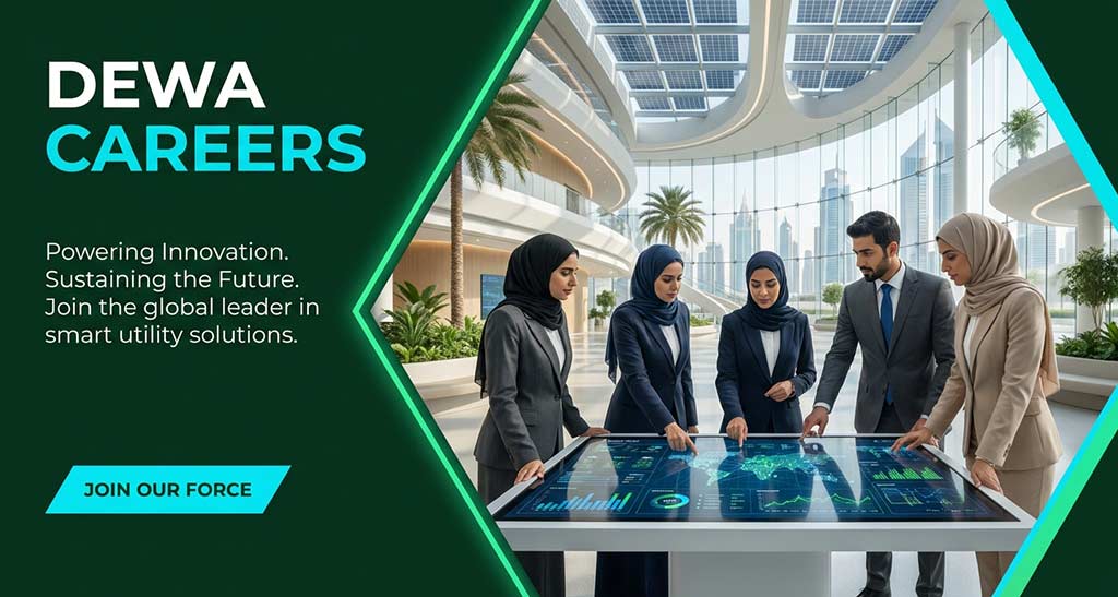Dubai Renowned Authority DEWA has Announced Jobs Openings Apply Now Dubai Renowned Authority DEWA has Announced Jobs Openings Apply Now