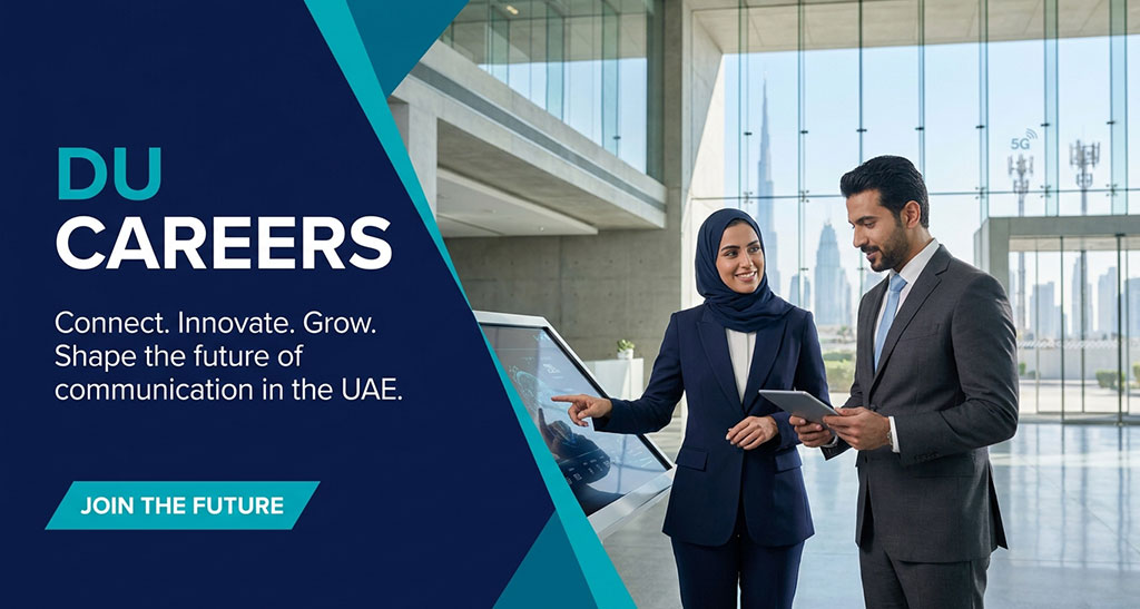 Du Telecom Jobs in Dubai (with Good Salaries)