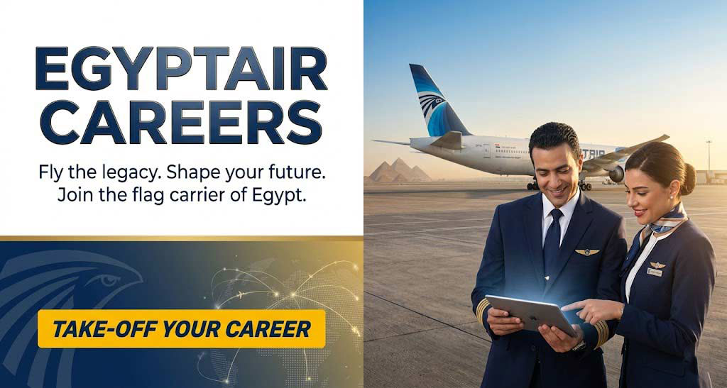 Explore Exciting & Newest Openings in Egyptair Airline